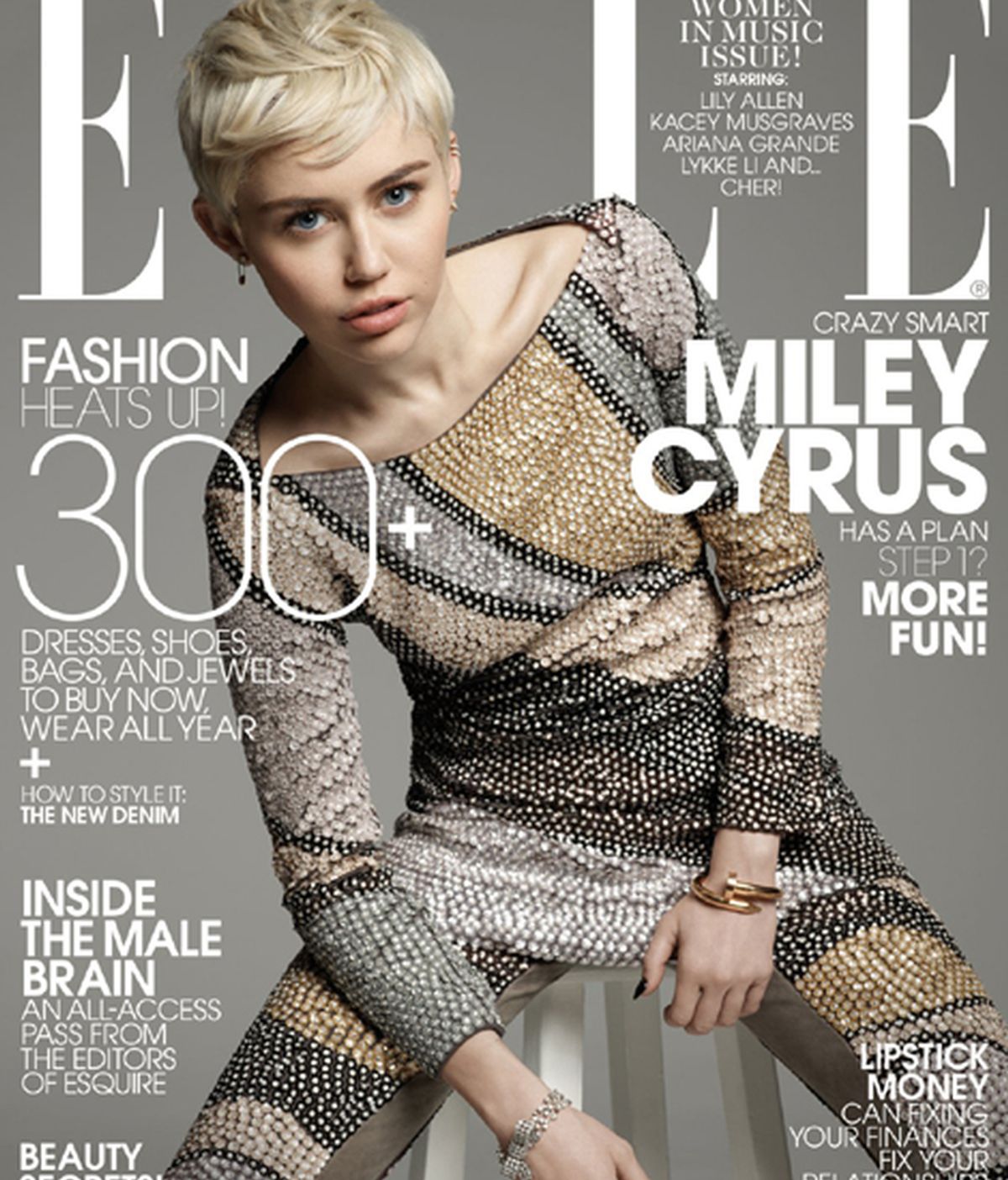 Miley Cyrus, la nueva portada de la revista 'Elle'