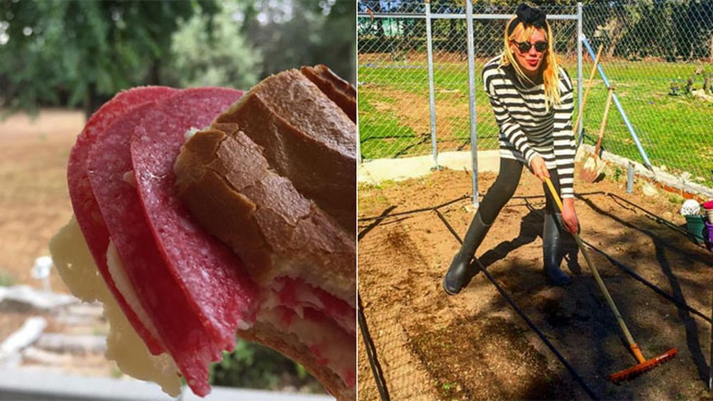 Bocata de salami y queso, así se lo monta Topacio Fresh en su finca 'Don Viejo'