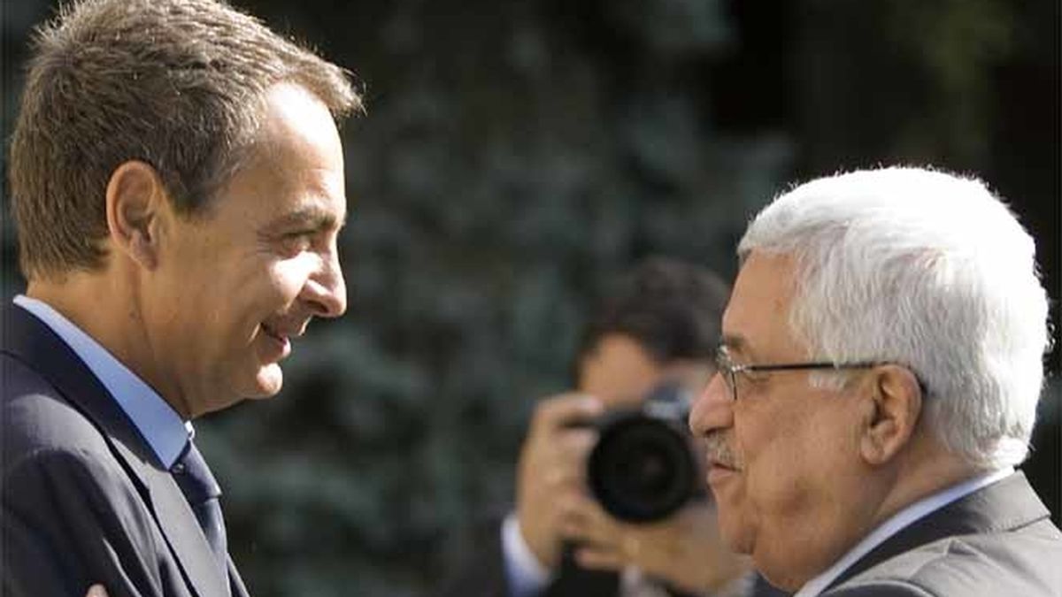 Abbas y Zapatero