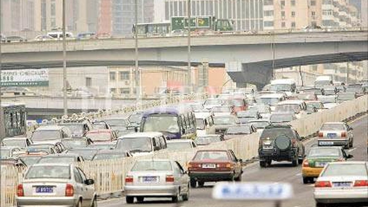 Tráfico en Pekín