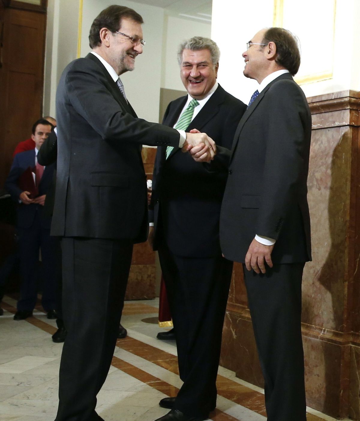 Posada, Rajoy y García Escudero