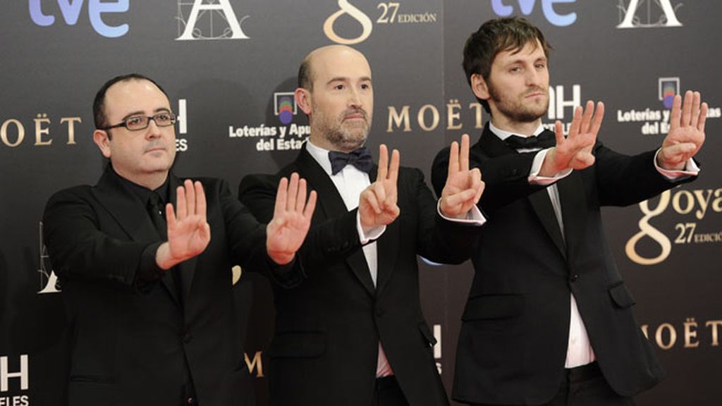 Carlos Areces, Javier Camara y Raúl Arevalo