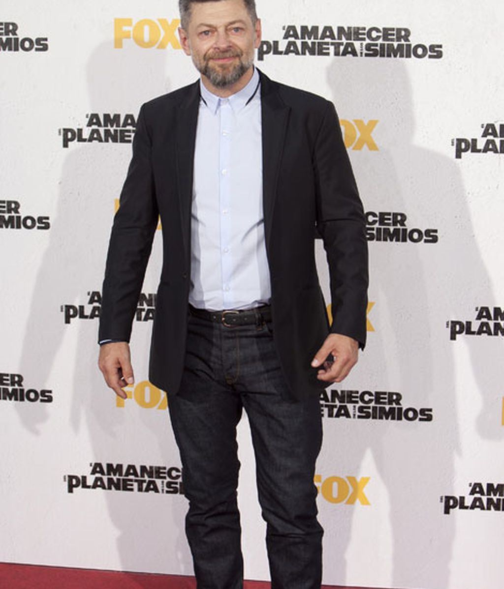 El actor Andy Serkis, conocido por su papel de Gollum