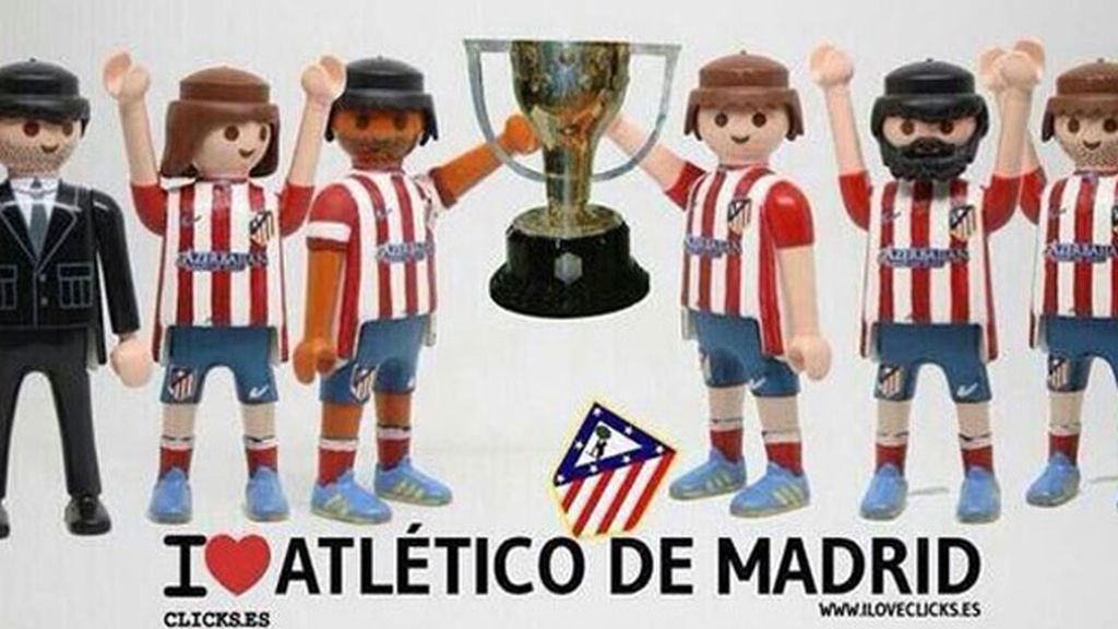 Los rojiblancos conquistaron el décimo título de Liga en Barcelona