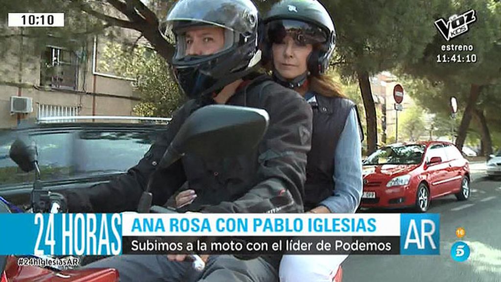 Ana Rosa pasa 24 horas con Pablo Iglesias