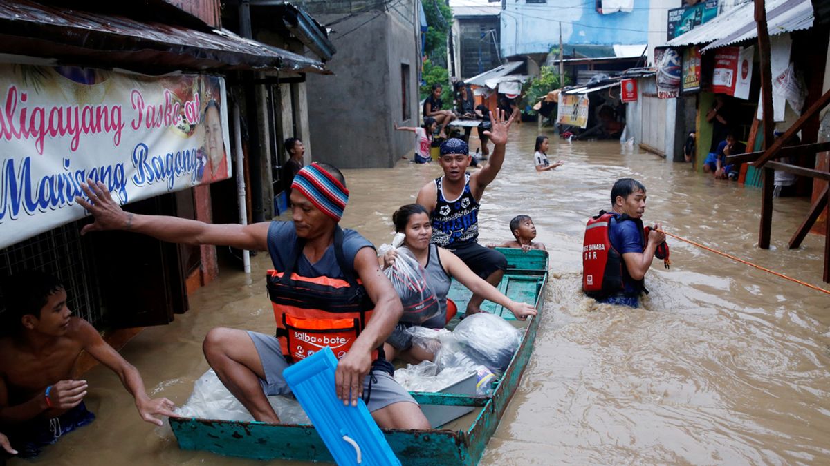 Lluvias monzónicas en Filipinas