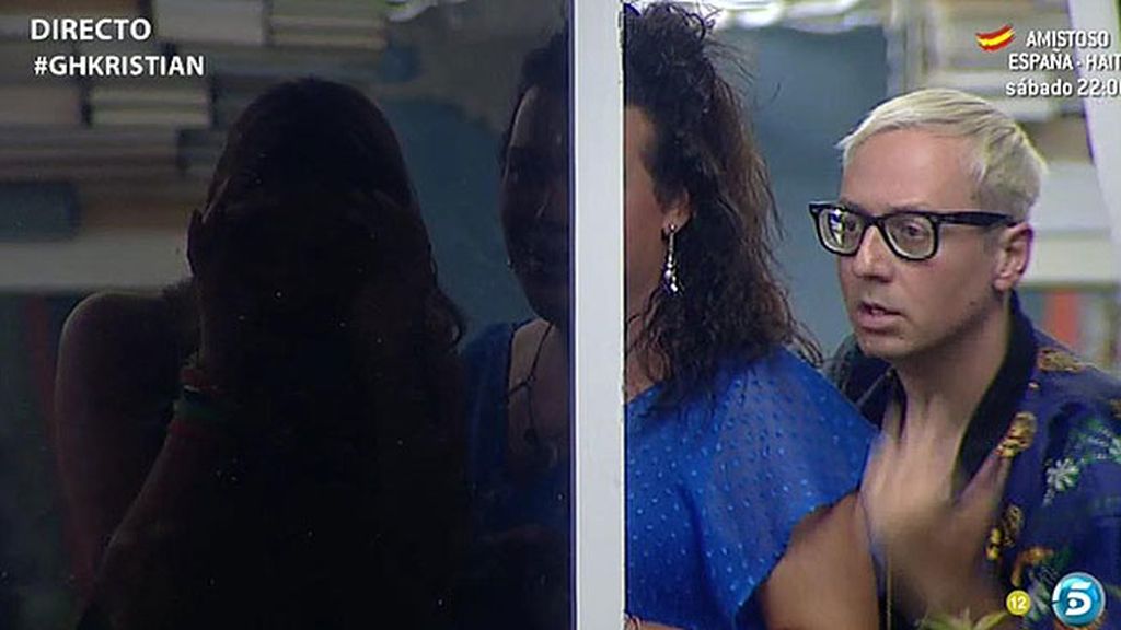 Raky fue la única chica que no disfrutó de la noche de pijamas