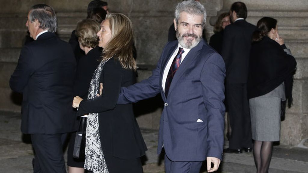 El diseñador Lorenzo Caprile en la basílica del Monasterio de San Lorenzo de El Escorial