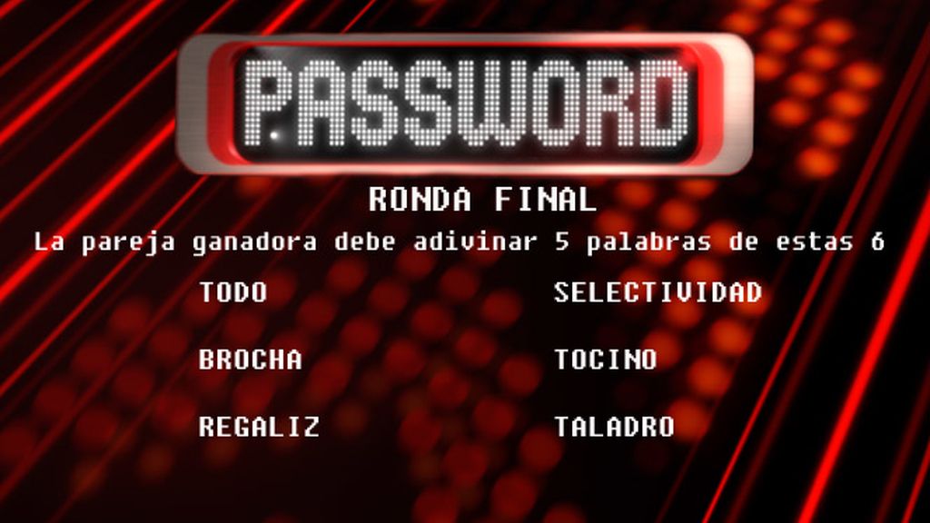 Juego de Password 1