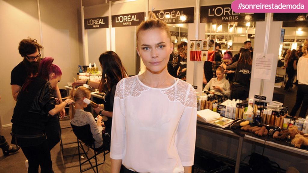 Verónica Blume fue la gran sorpresa del desfile de David Delfín