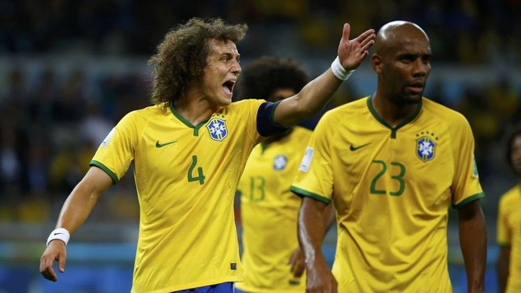 Maicon, David Luiz, Brasil Maicon, David Luiz, Brasil
