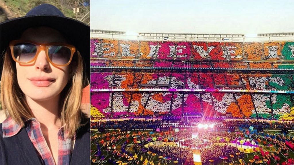 Anne Hathaway, emocionada con el #BeliveinLove