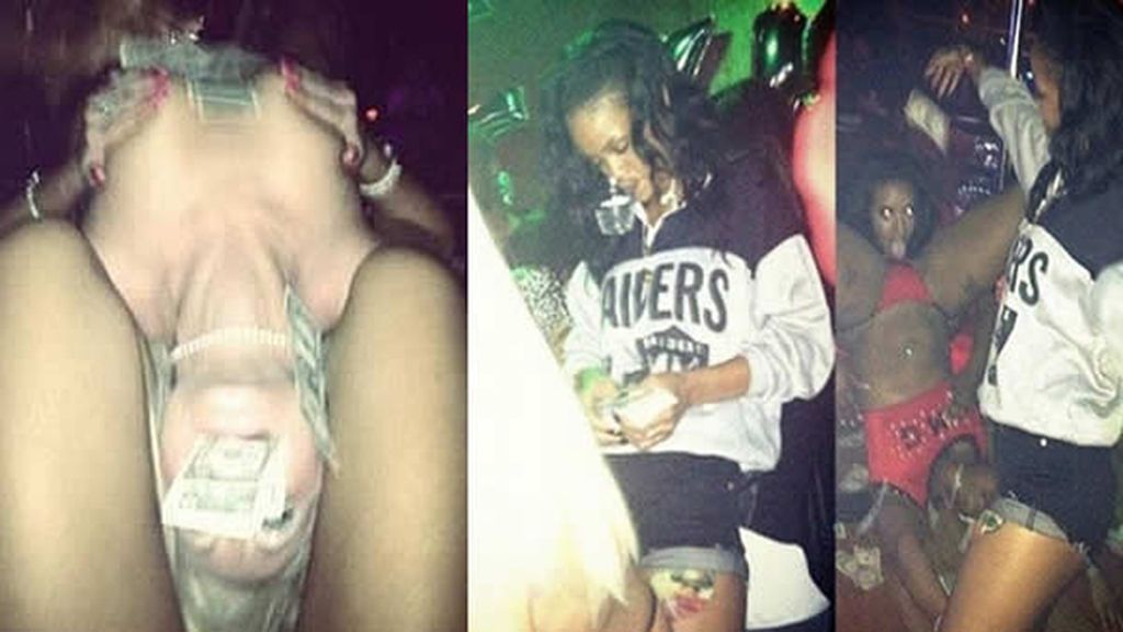 Rihanna y la stripper