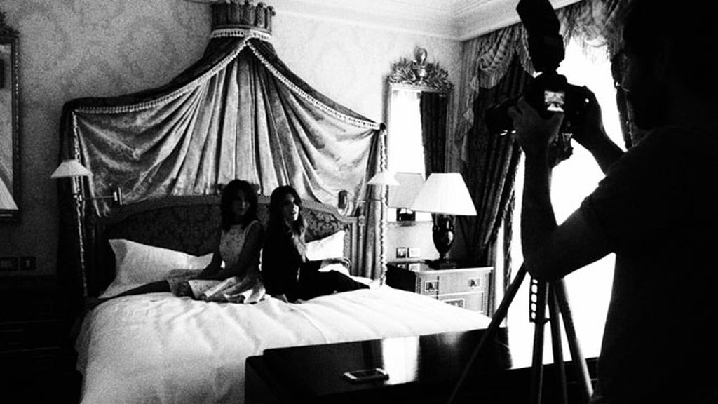 Así fue el 'making of' de la sesión en la suite real del Palace