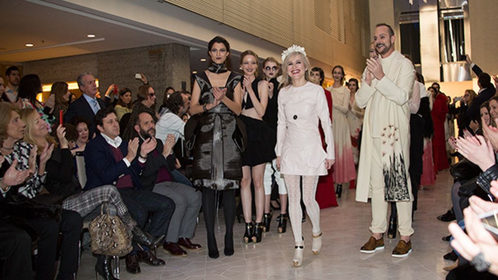 Ambiente en el desfile