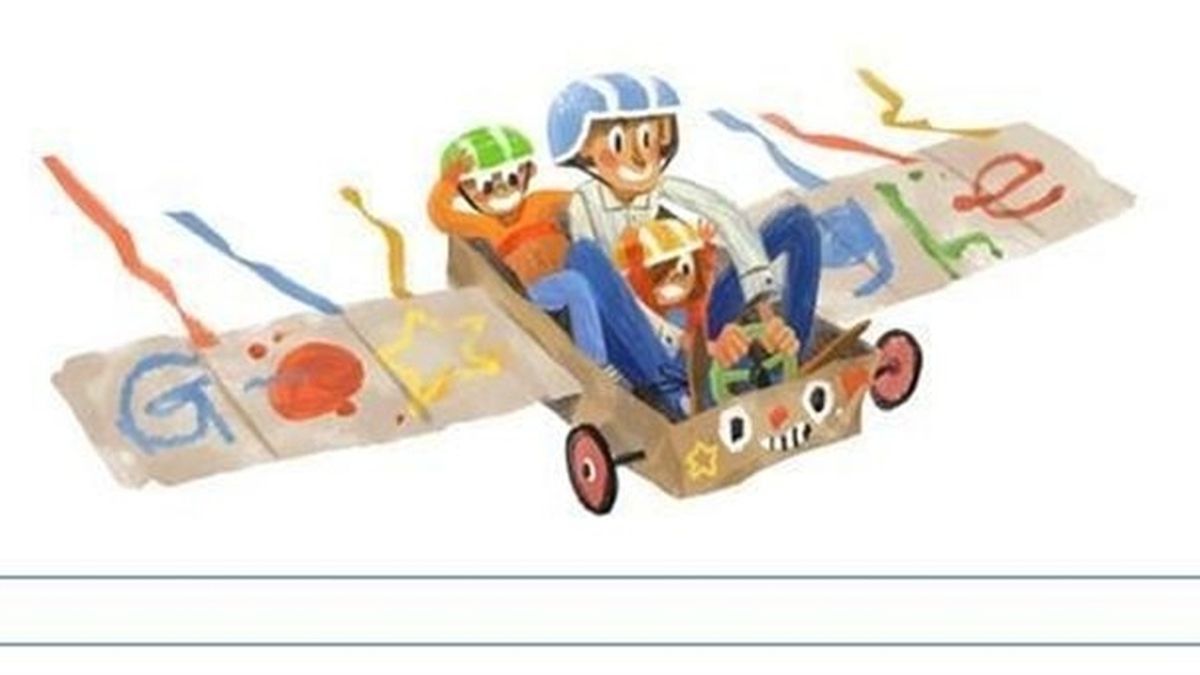 doodle, google, Día del padre