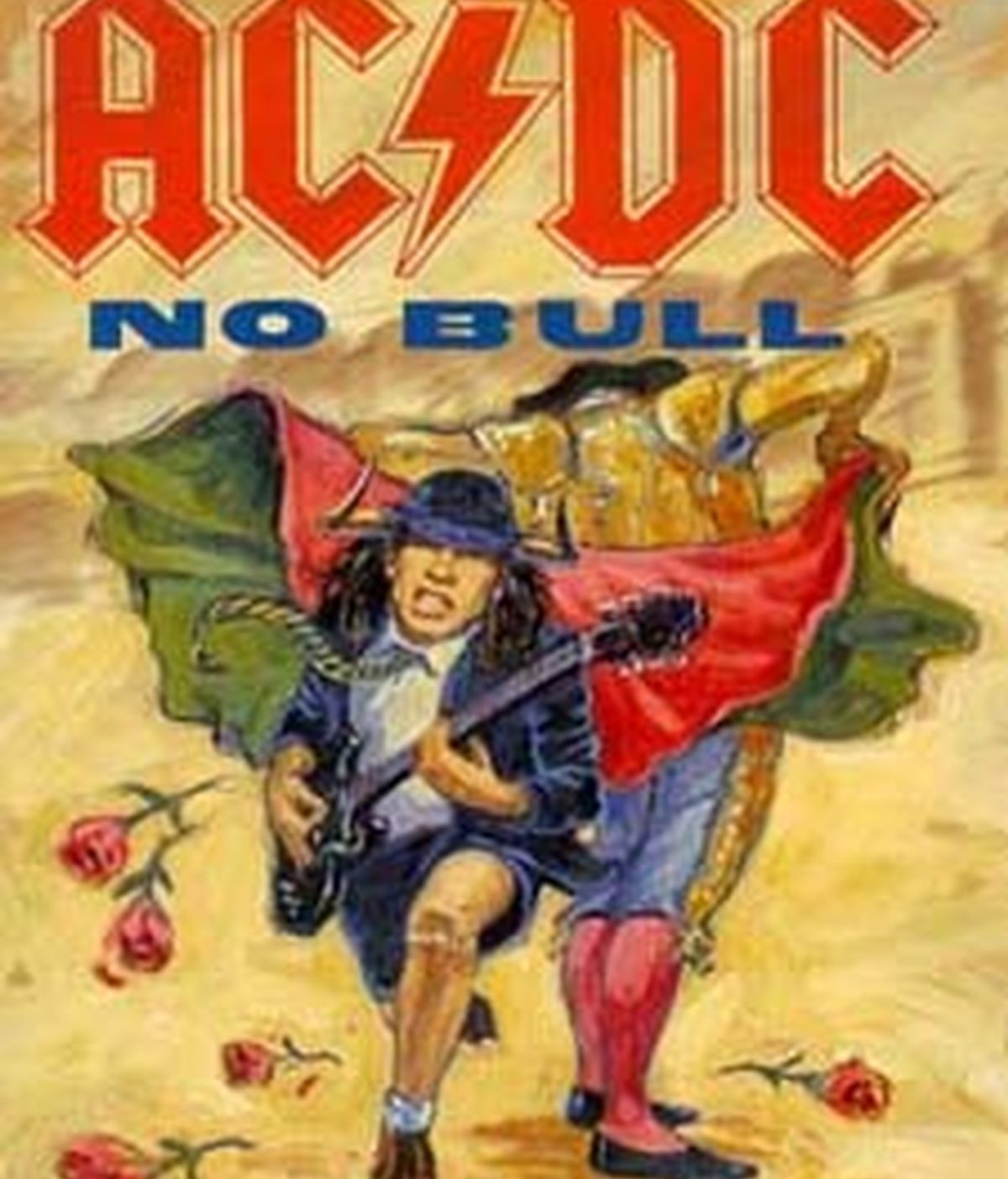 El cartel del concierto de AC/DC en 1996 en Las Ventas. Foto: Archivo