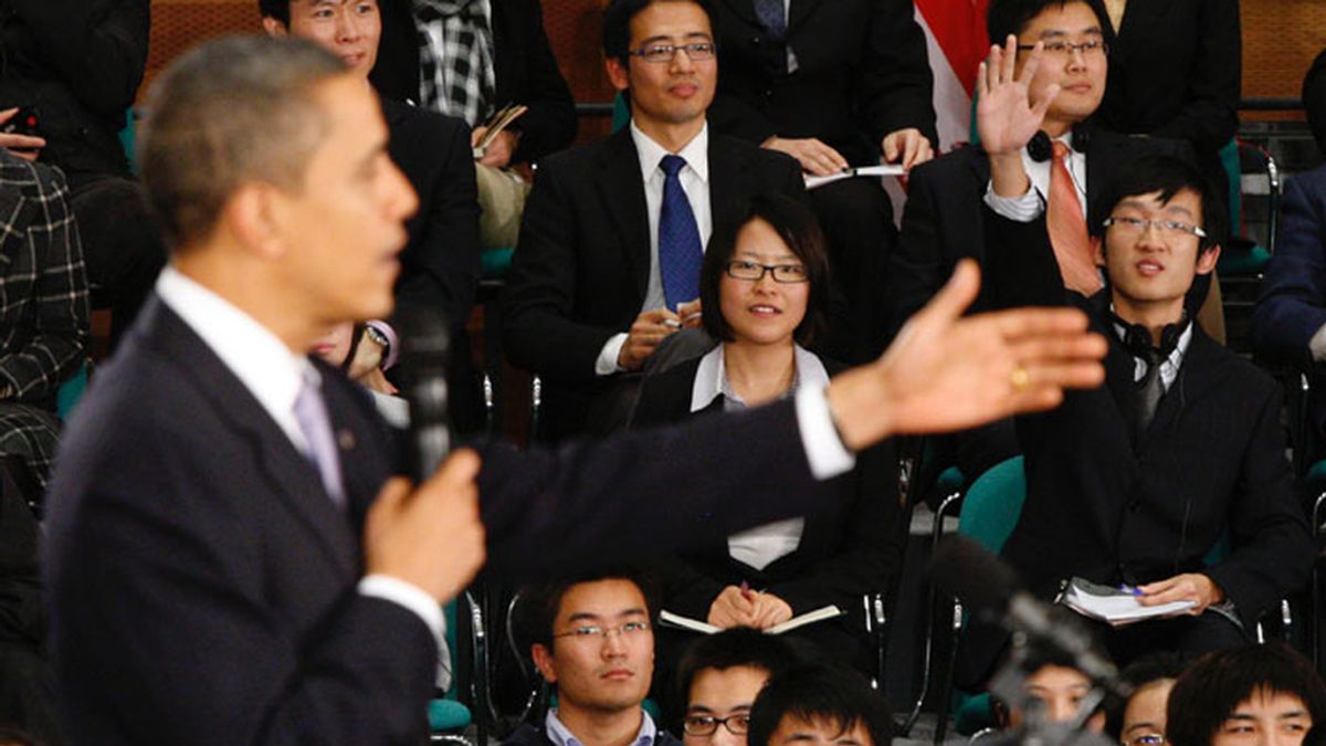 Obama responde a universitarios chinos