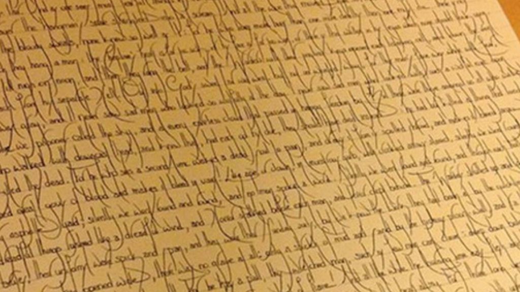 Los usuarios de Reddit presumen de la caligrafía