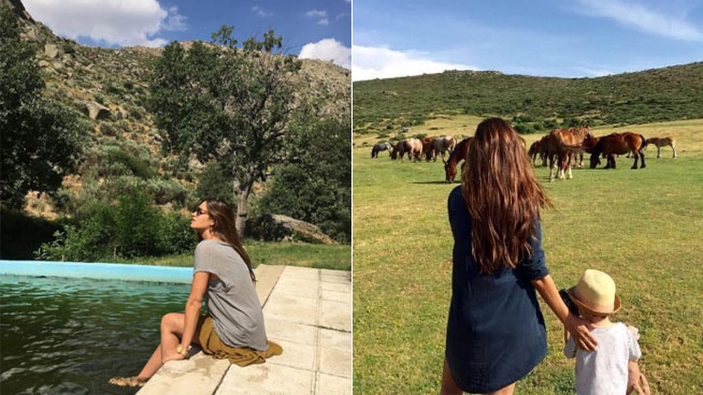 Sara Carbonero y familia han estado en Navalacruz (Ávila), el pueblo de Iker