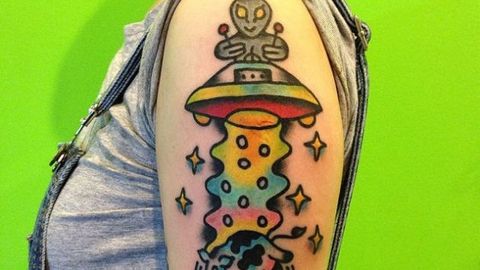 Los mejores tatuajes de ovnis