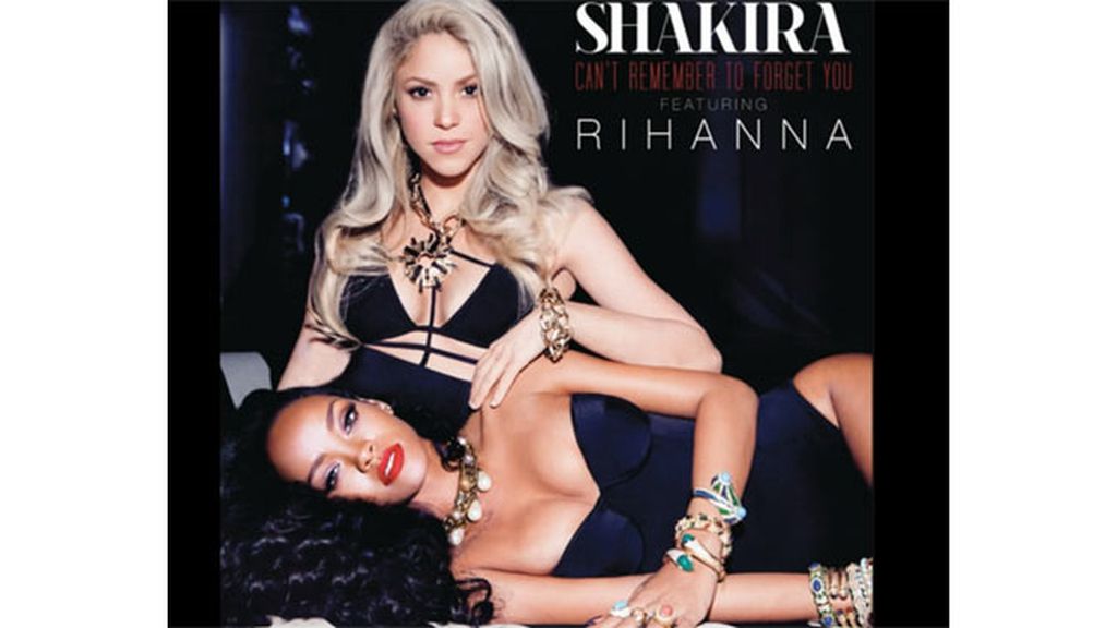 Shakira y Rihanna, sensuales en el 'making of' de 'Can't Remember To Forget You