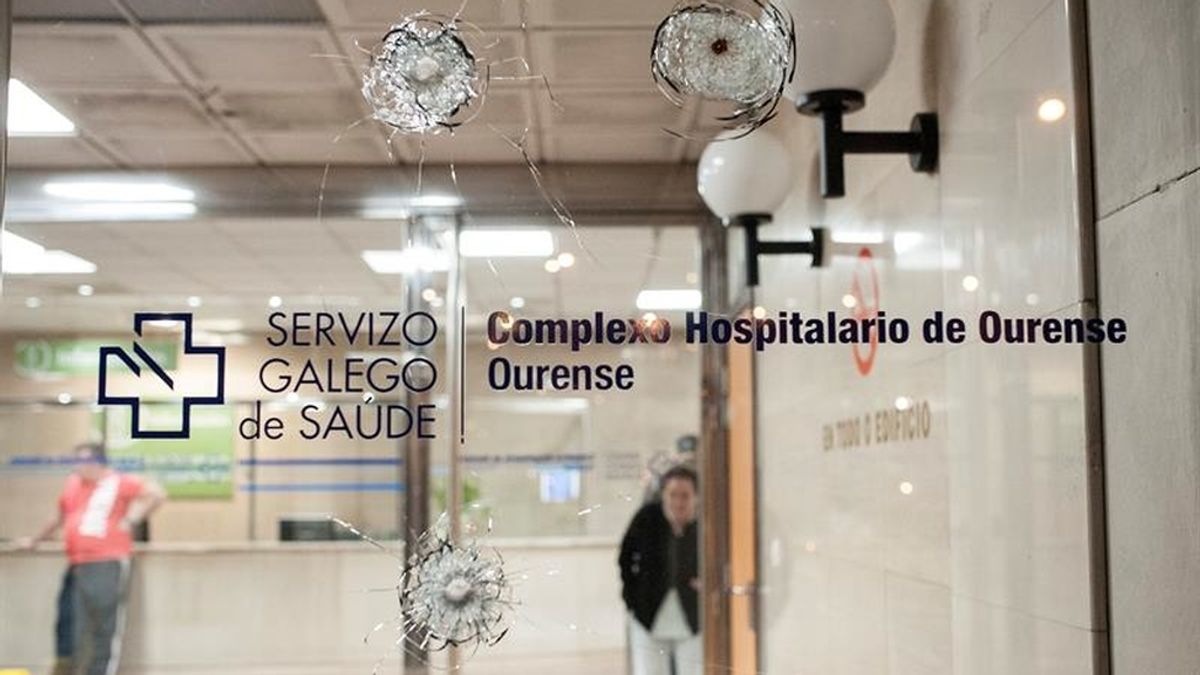 Dos heridos en un tiroteo en el hospital de Orense