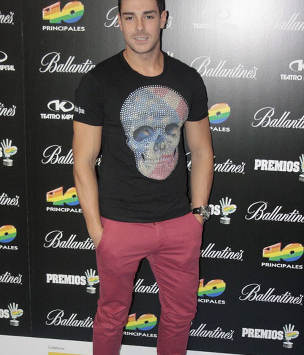 Cristina Pedroche, Dani Martín y Soraya Arnelas, en la fiesta 40 principales