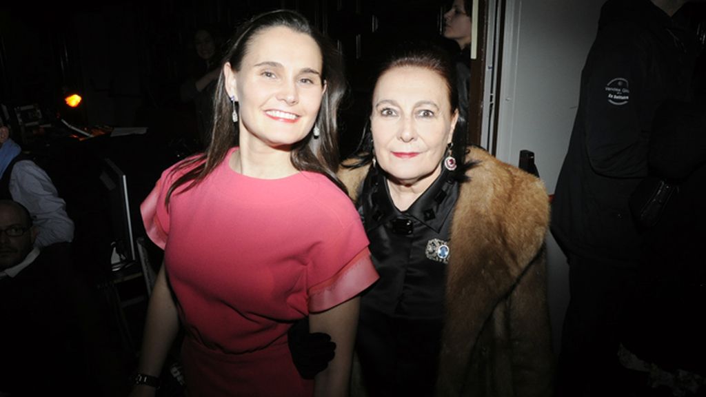 Alessia Putin y su madre en el estreno de "Antipasti"