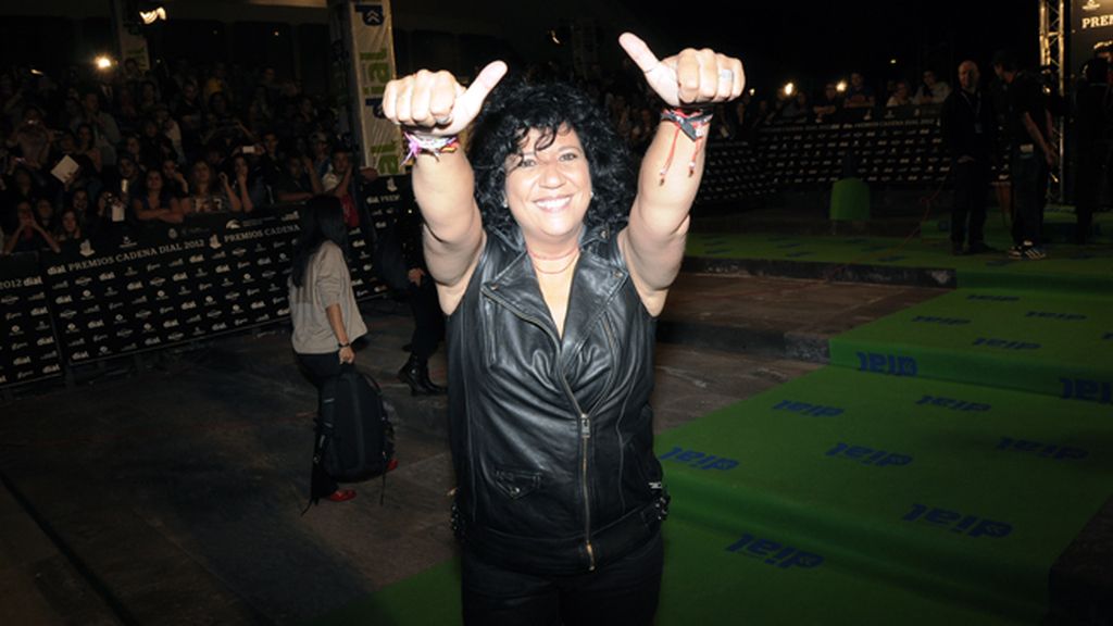 La cantante Rosana estaba encantada de vivir esta espectacular gala en su tierra