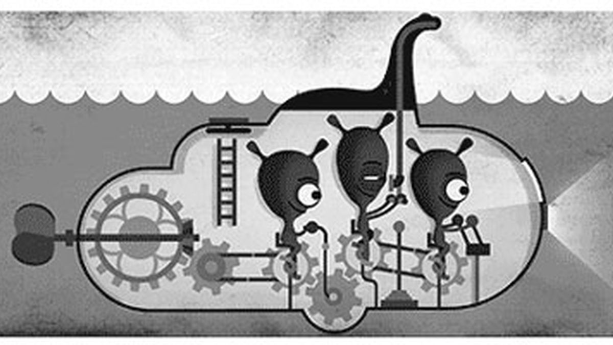 doodle, Google, monstruo lago Ness, lago Ness