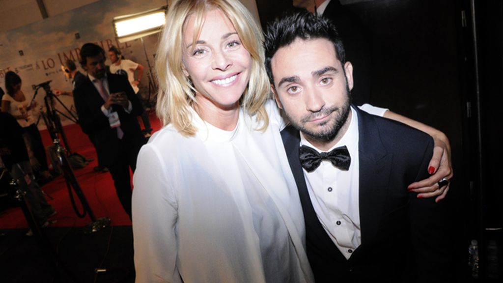 Juan Antonio Bayona y su musa Belén Rueda, con la que triunfó en "El Orfanato"