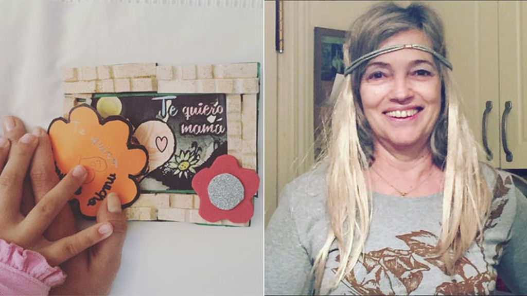 Paula Echevarría y Elena, la abuela con "extensiones platino y sombra azul"