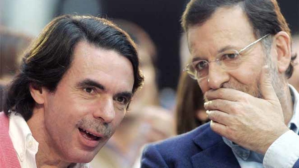 Jose María Aznar y Mariano Rajoy
