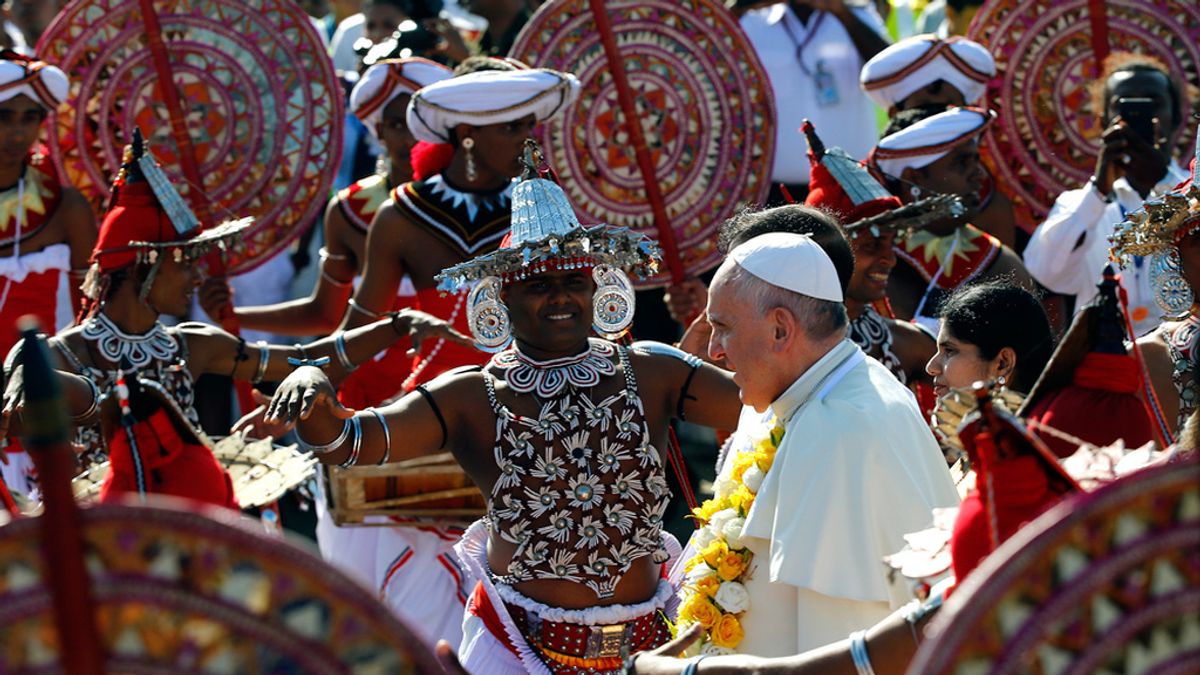 El Papa Francisco en Sri Lanka