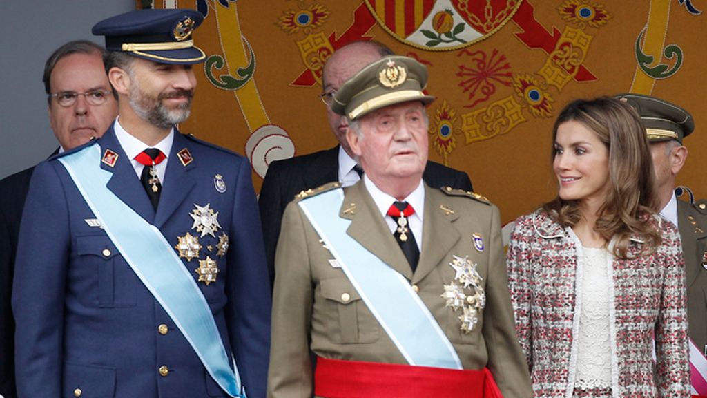 Las miradas cómplices del Príncipe y Letizia