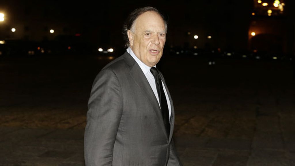 El Marqués de Griñón, Carlos Falcó, a su llegada al funeral