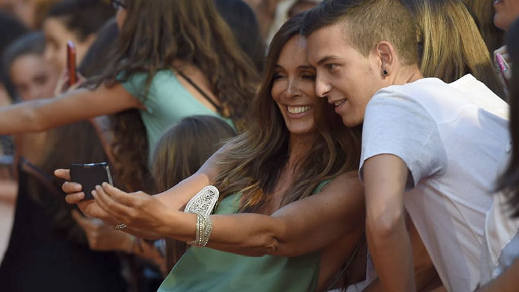 La actriz Lydia Bosch, espectacular con un vestido verde