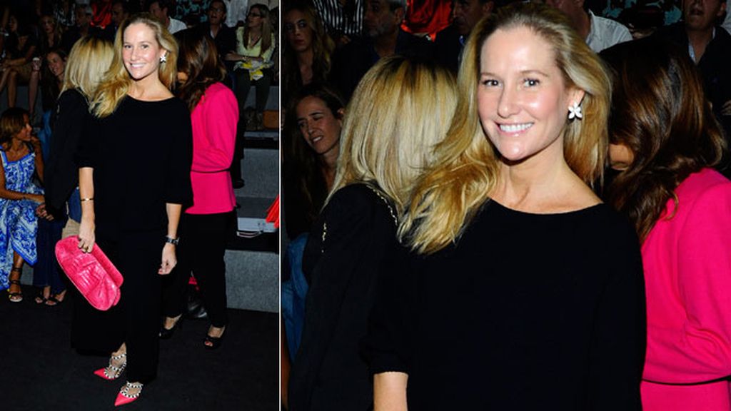 Manuela Carmena y Cristina Cifuentes asisten al front row de la Fashion Week