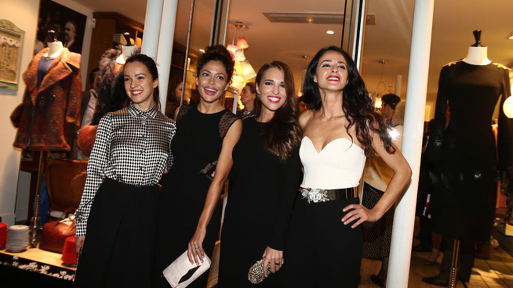 Verónica Sánchez, Patricia Pérez, Paula Echevarría y Mónica Estarreado: Póker de famosas en el escaparate