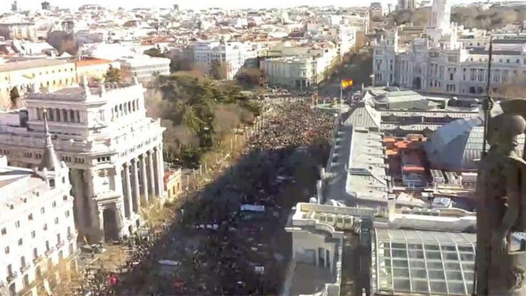 Podemos 'marcha por el cambio' en España