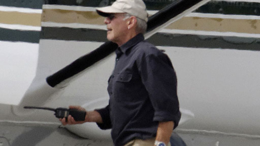 El propio actor fue piloto de la avioneta en 'Siete días, siete noches'