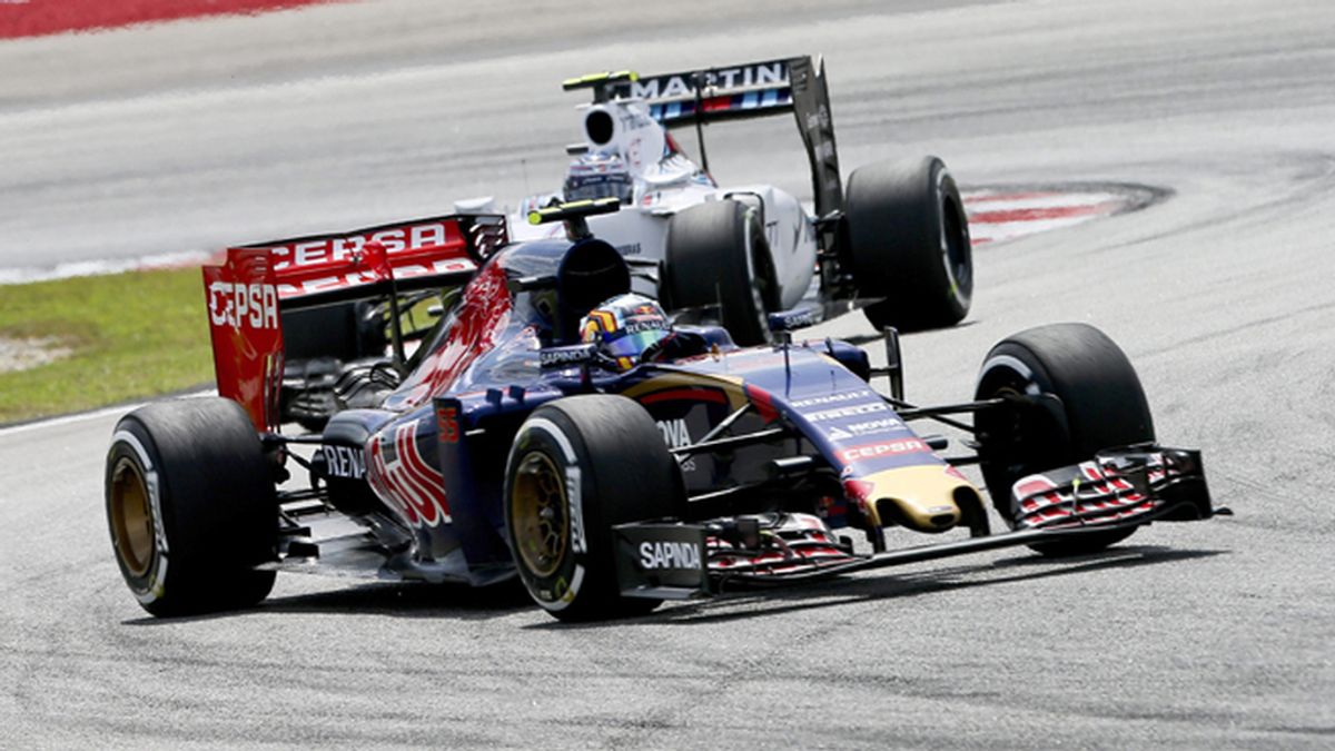 Carlos Sainz durante el Gran Premio de Malasia