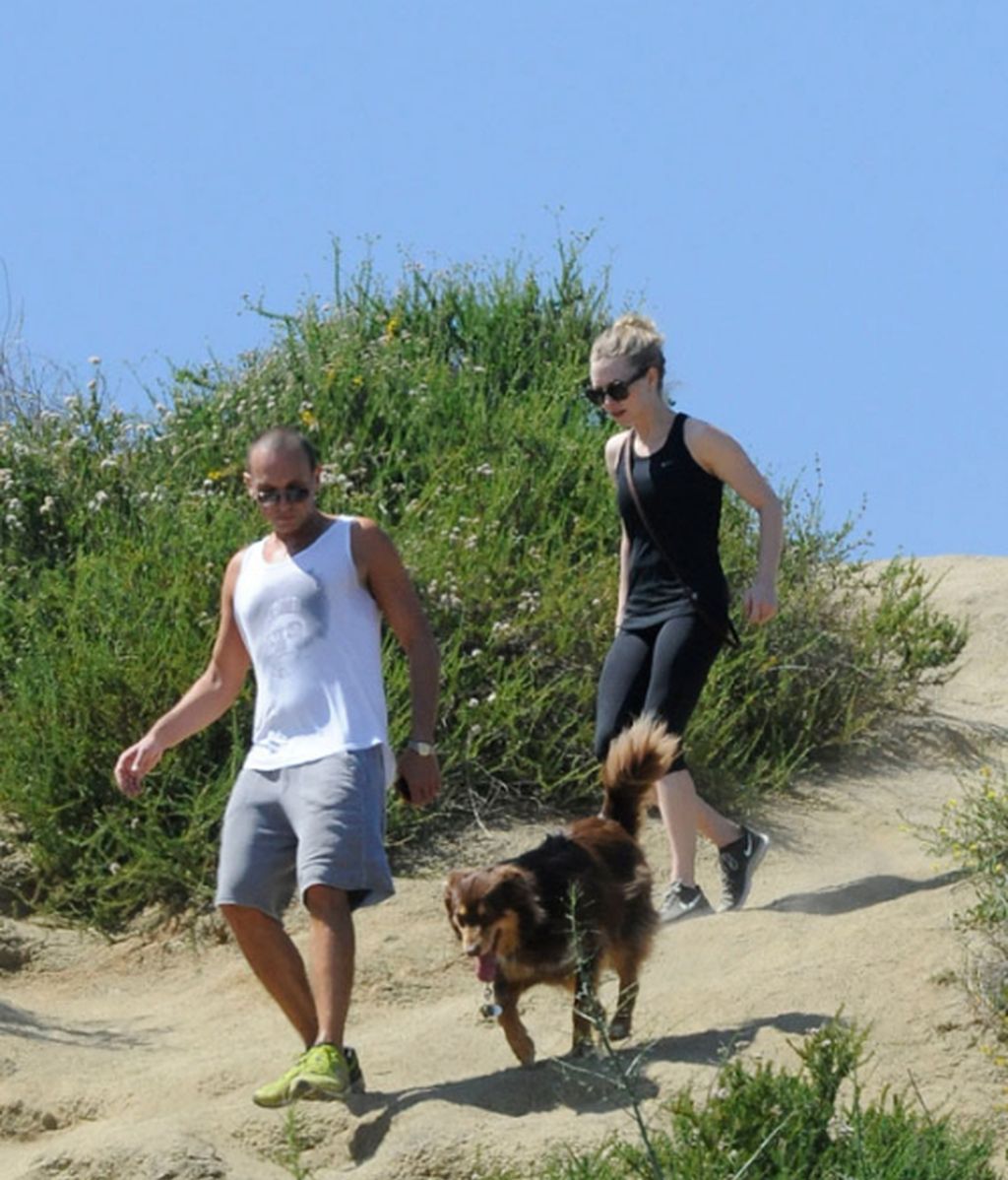Amanda Seyfried hace deporte con el amor de su vida... su perro Finn