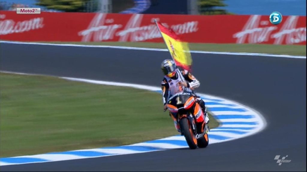 La vuelta de honor de Marc Márquez