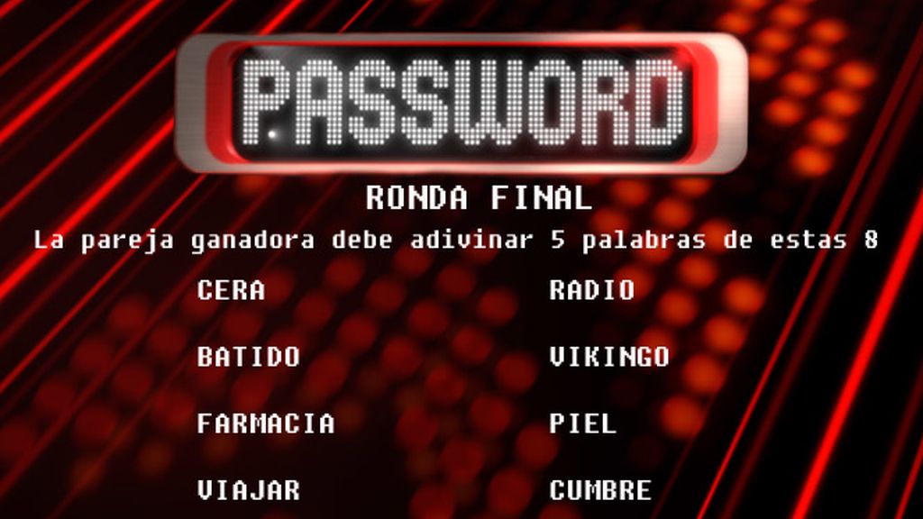 Juego de Password 1