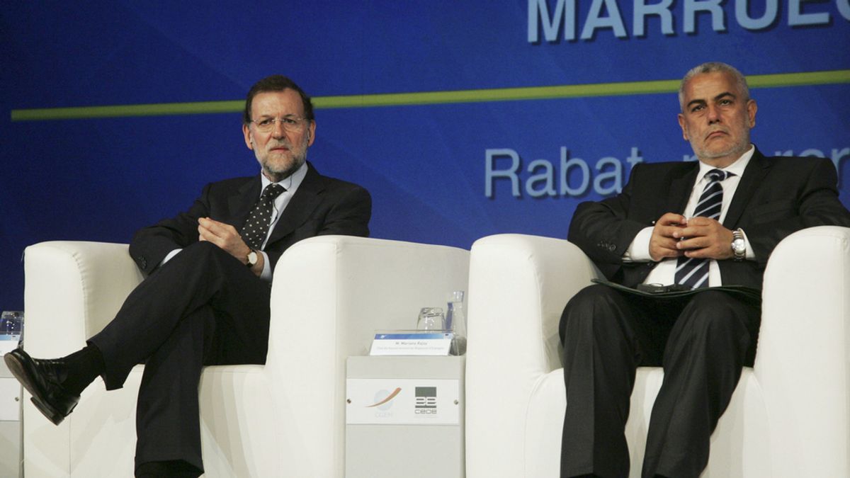 Mariano Rajoy y Abdelilah Benkiran