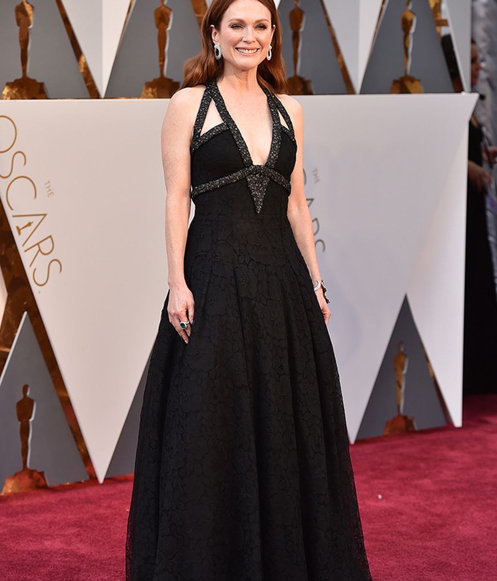 Julianne Moore con vestido de Chanel alta costura