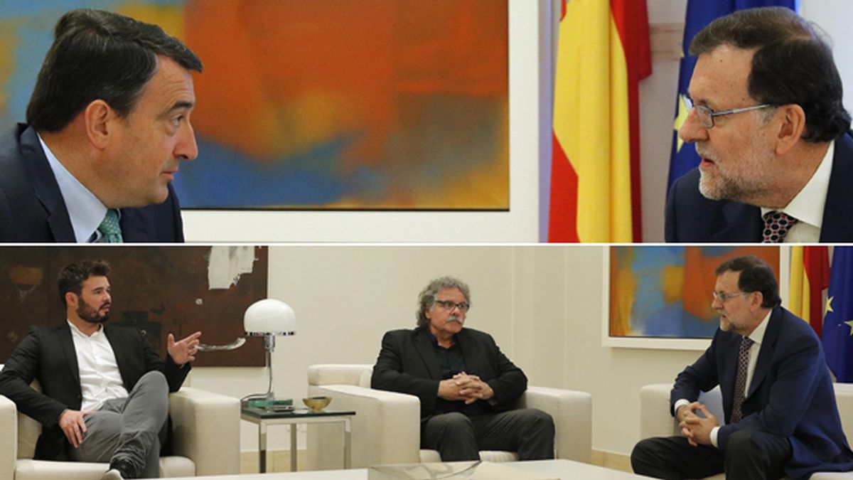 Ronda de entrevista entre Rajoy y los nacionalistas vascos y catalanes