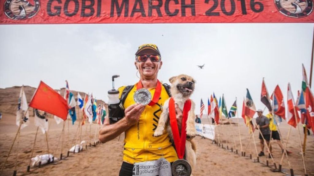 maratón Gobi, perra maratonista, Dion Leonard